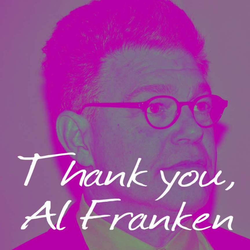 A Thank-You Note to Al Franken